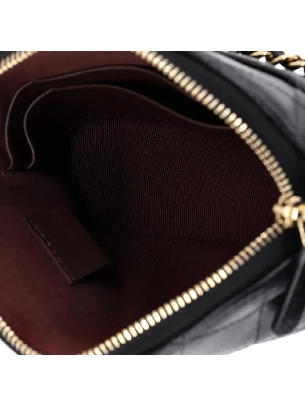 Chanel Cc Dome Zip Clutch With Chain #237944C44B